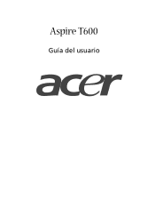 Acer Aspire T600 Aspire T600/Power FV User's Guide ES