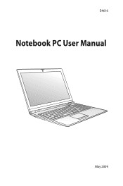 Asus UX50V User Manual
