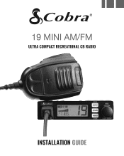 Cobra 19 MINI AMFM 19 MINI AM/FM Installation Guide