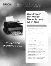 Epson WF-M1560 Product Specifications