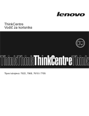 Lenovo ThinkCentre A58 Croatian (User guide)