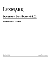 Lexmark X792 Lexmark Document Distributor
