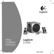 Logitech Z-2300 Manual