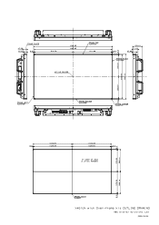NEC X461UN KT-46UN-OF overframe Mechanical Drawing