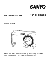 Sanyo VPC-S880P Owners Manual