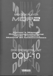 Yamaha DOU-10/MDP2 Owner's Manual (image)