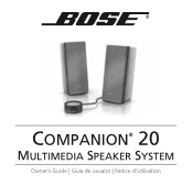 Bose Companion 20 Owner's guide