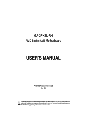 Gigabyte GA-3PXSL User Manual