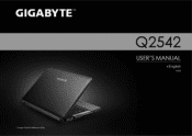 Gigabyte Q2542C Manual
