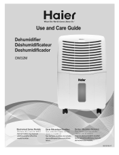 Haier DM32M Use and Care Guide