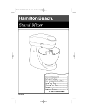 Hamilton Beach 63101 Use And Care