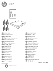 HP Color LaserJet Enterprise MFP 5800 Printer Stand Installation Guide