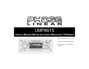 Jensen UMP8015 Owners Manual