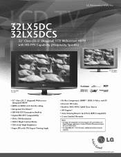 LG 32LX5DCS Brochure