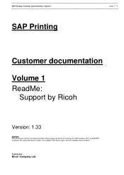Ricoh AP410i SAP Printing