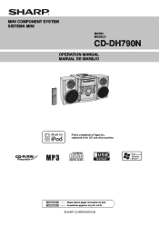 Sharp CD-DH790N CD-DH790N Operation Manual