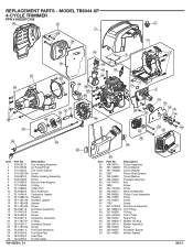 Troy-Bilt TB6044 XP Parts Diagram
