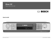 Bosch DHR-1600A-150A Quick Installation Guide
