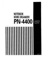 Brother International PN-4400 Owner's Manual - English