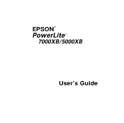 Epson 5000XB User Manual