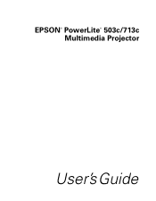 Epson EMP-503C User Manual