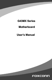 Foxconn G43MX-K English Manual.