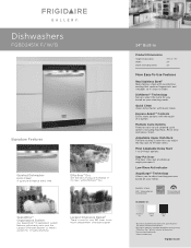 Frigidaire FGBD2451KB Product Specifications Sheet (English)