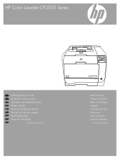 HP Color LaserJet CP2025 HP Color LaserJet CP2020 Series - Getting Started Guide