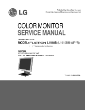 LG L1910B Service Manual