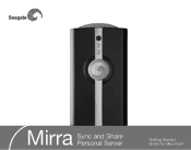 Seagate Mirra Personal Server Installation Guide (Mac)