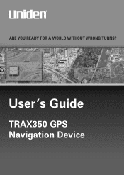 Uniden TRAX350 English Owners Manual