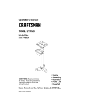Craftsman 19210 Operation Manual