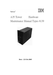 Lenovo ThinkCentre A35 Hardware Service Manual