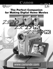 Canon ZR30MC ZR20/25MC/30MC Brochure