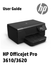 HP Officejet Pro 3620 User Guide