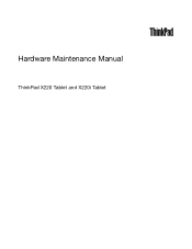 Lenovo ThinkPad X220 Hardware Maintenance Manual