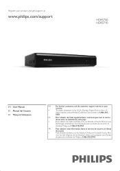 Philips HDR5710 User manual