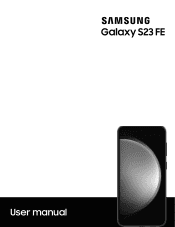 Samsung Galaxy S23 FE Tracfone User Manual