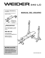 Weider 340 Lc Bench Spanish Manual