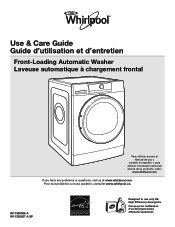 Whirlpool WFW3090JW Owners Manual