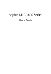 Acer Aspire 1410 Aspire 1410/1680 User Guide