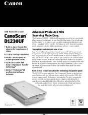 Canon CanoScan D1230UF CSD1230UF_spec.pdf