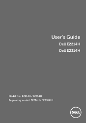 Dell E2314H Dell  / E2214H User Guide