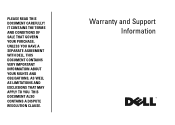 Dell U3011 Warranty and Support Information