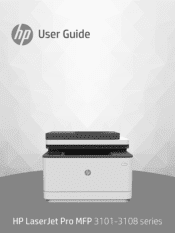 HP LaserJet Pro MFP 3101-3108fdn User Guide