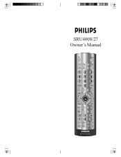 Philips SRU4008 User manual