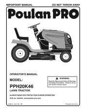 Poulan PPH20K46 User Manual