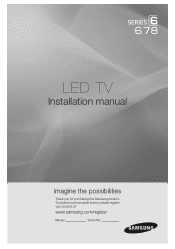 Samsung HG46NB678FF Installation Guide Ver.1.0 (English)