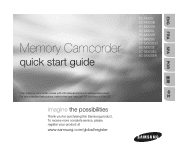 Samsung SC-MX20ER Quick Guide (ENGLISH)