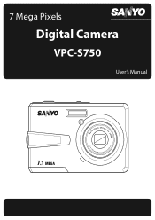 Sanyo Vpc s750 Owners Manual